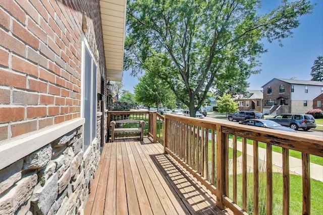 5921 N Navarre Ave, Chicago, IL 60631 - deck featuring a residential view
