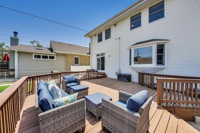 5921 N Navarre Ave, Chicago, IL 60631 - deck with outdoor lounge area