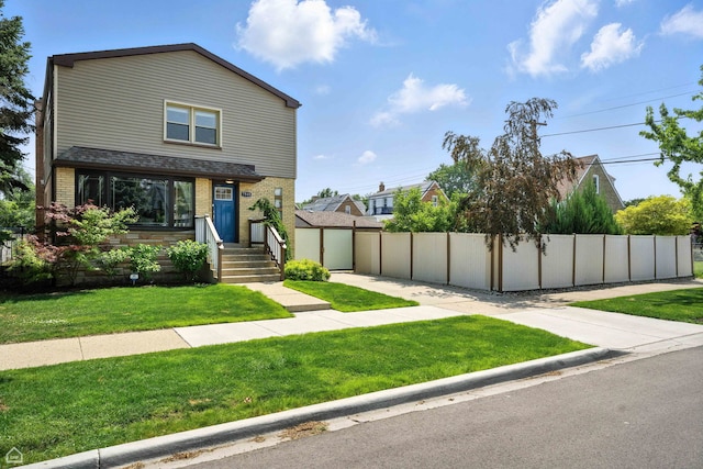 7515 W Roscoe St, Chicago, IL 60634 - view of front of property with brick siding