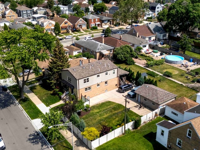 7515 W Roscoe St, Chicago, IL 60634 - aerial perspective of suburban area