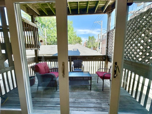 1617 N Hermitage Ave Unit 1S, Chicago, IL 60622 - view of deck