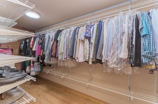 807 Harris Ln Unit 807, Romeoville, IL 60446 - walk in closet with wood finished floors