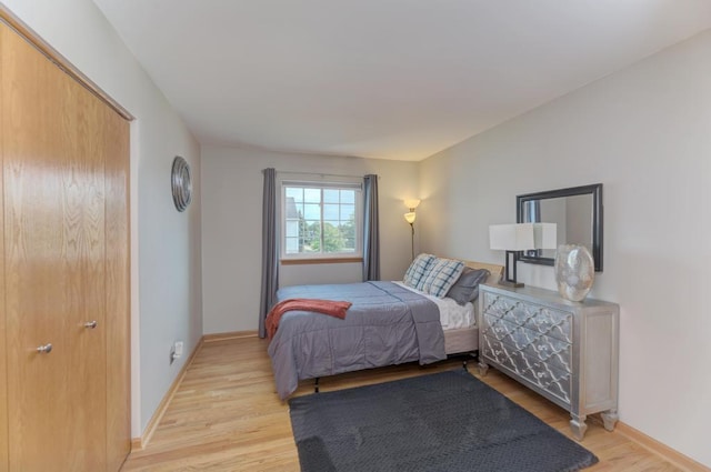 807 Harris Ln Unit 807, Romeoville, IL 60446 - bedroom with light wood-type flooring and baseboards