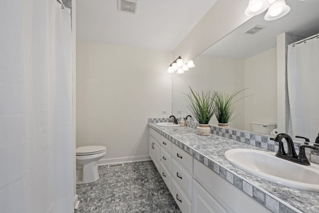 12351 W Warren Dr, Mokena, IL 60448 - bathroom featuring toilet and double vanity