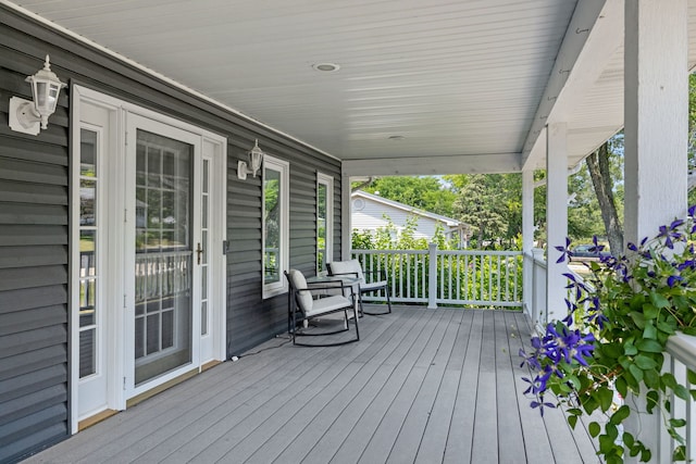 12351 W Warren Dr, Mokena, IL 60448 - view of wooden porch
