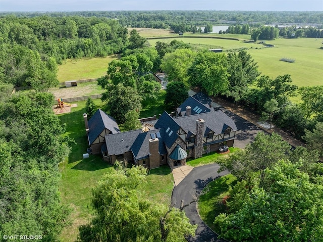 1899 Hilltop Ln, Bannockburn, IL 60015 - drone / aerial view