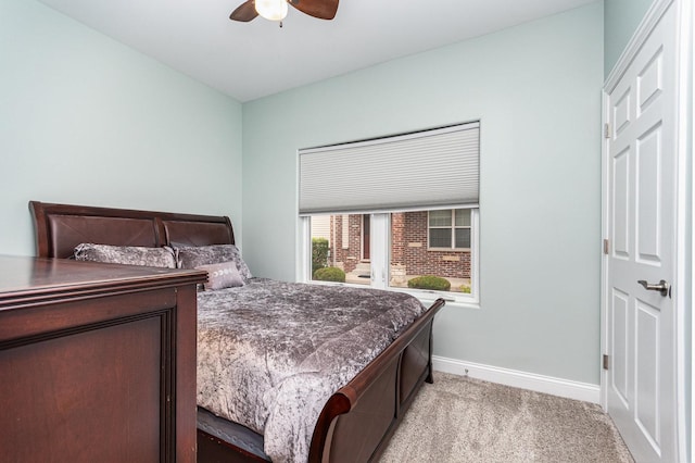 15710 S Cove Cir, Plainfield, IL 60544 - bedroom featuring light carpet and a ceiling fan
