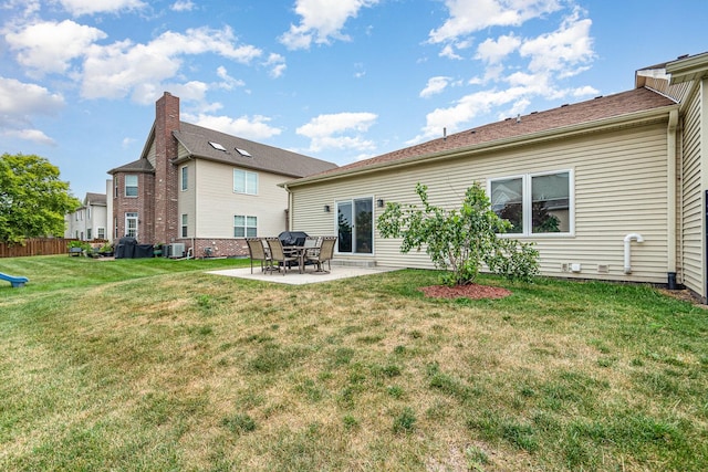 15710 S Cove Cir, Plainfield, IL 60544 - rear view of property featuring a patio area