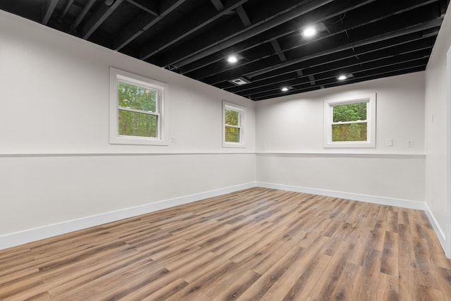6427 Harlem Rd, Loves Park, IL 61111 - empty room featuring wood finished floors and baseboards