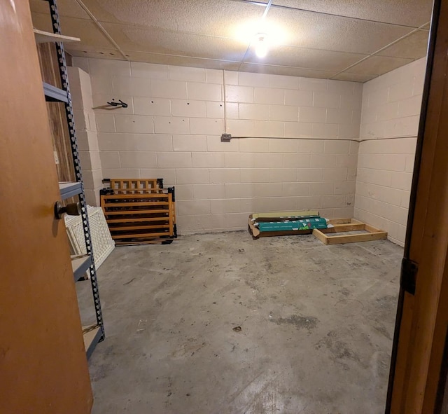 108 Janet Ave, Rochelle, IL 61068 - finished basement featuring concrete block wall