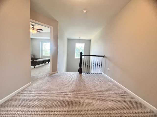 4182 Royal Mews Cir, Naperville, IL 60564 - hallway featuring carpet and an upstairs landing