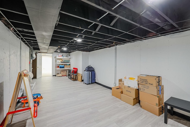711 W Nichols Rd, Arlington Heights, IL 60004 - finished below grade area featuring wood finished floors