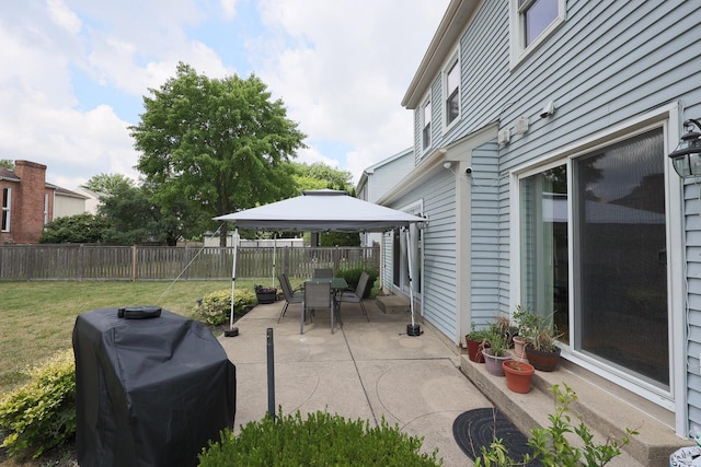 711 W Nichols Rd, Arlington Heights, IL 60004 - view of patio with grilling area and a gazebo
