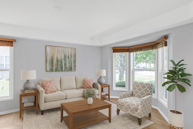 1439 Blue Heron Dr, Crystal Lake, IL 60014 - living area with light wood finished floors and healthy amount of natural light