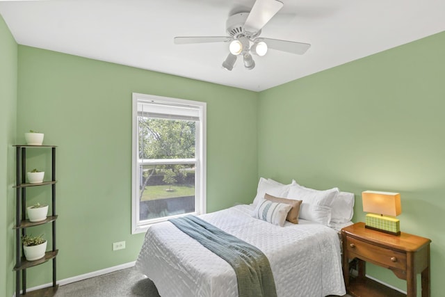 1439 Blue Heron Dr, Crystal Lake, IL 60014 - bedroom featuring carpet floors and ceiling fan