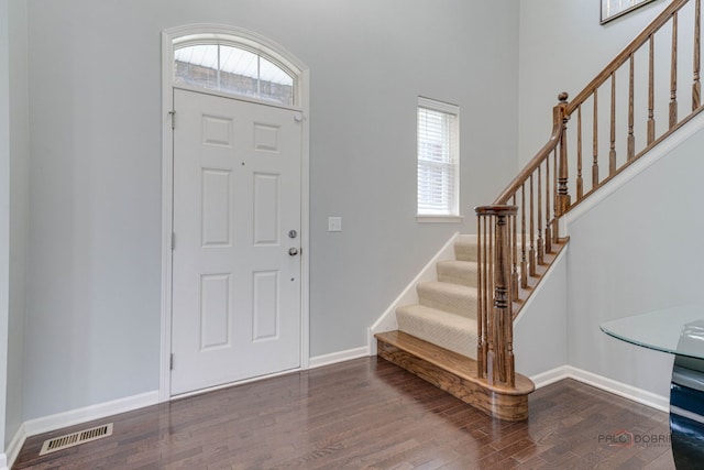 621 Blazing Star Dr, Lake Villa, IL 60046 - foyer featuring wood finished floors, stairs, and healthy amount of natural light