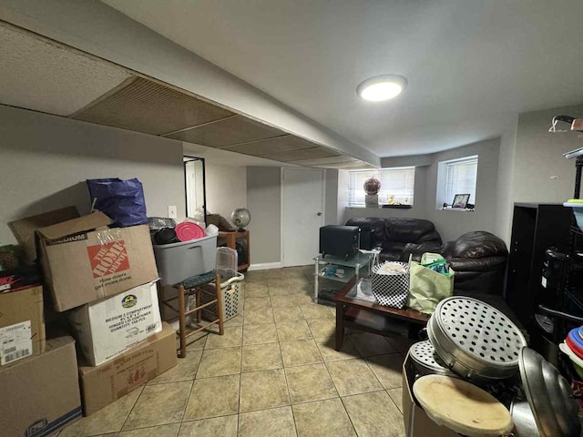 5221 W Montrose Ave, Chicago, IL 60641 - basement with tile patterned flooring