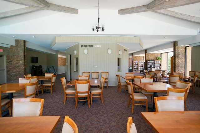 455 Raintree Ct Unit 1C, Glen Ellyn, IL 60137 - carpeted dining area with a chandelier