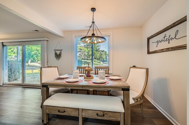 455 Raintree Ct Unit 1C, Glen Ellyn, IL 60137 - dining space featuring wood finished floors and baseboards
