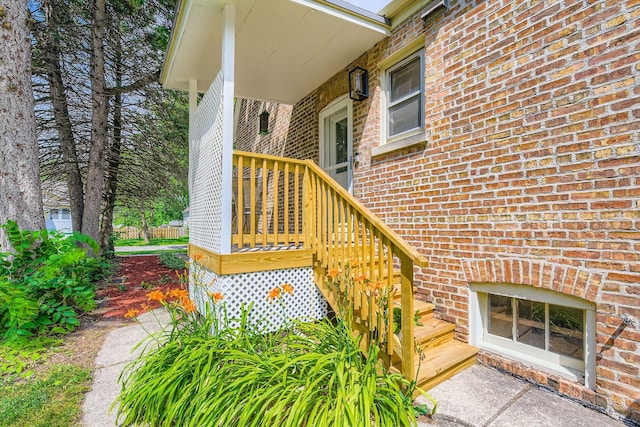 4017 Park Ave, Brookfield, IL 60513 - entrance to property with brick siding