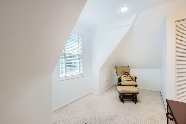 4017 Park Ave, Brookfield, IL 60513 - sitting room with carpet floors and lofted ceiling