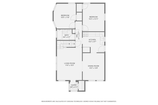 4017 Park Ave, Brookfield, IL 60513 - view of floor plan / room layout