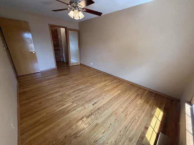1690 Ashburn Ct Unit A, Wheaton, IL 60189 - unfurnished bedroom featuring wood finished floors and ceiling fan
