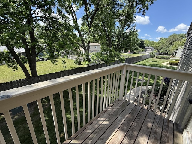 1690 Ashburn Ct Unit A, Wheaton, IL 60189 - view of wooden terrace