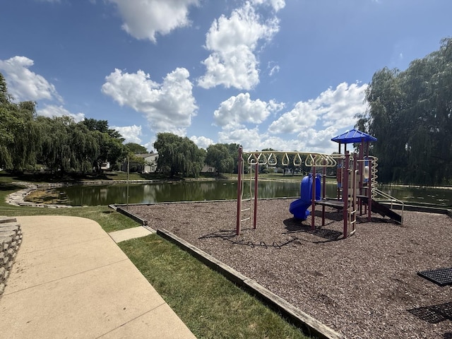 1690 Ashburn Ct Unit A, Wheaton, IL 60189 - communal playground with a water view