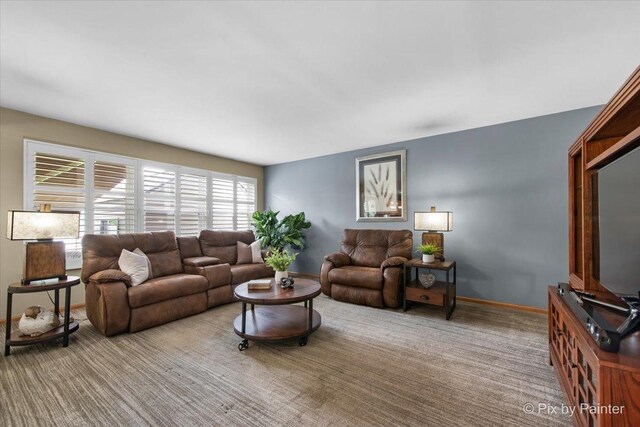 2370 Nantucket Ln, Elgin, IL 60123 - living room with carpet flooring and baseboards