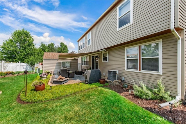 2370 Nantucket Ln, Elgin, IL 60123 - rear view of property with outdoor lounge area