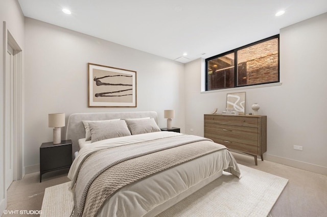 220 S Oakley Blvd, Chicago, IL 60612 - bedroom with light colored carpet and recessed lighting