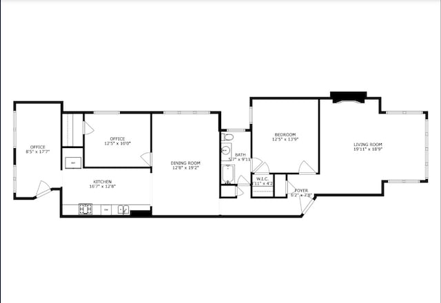 427 S Taylor Ave Unit 2N, Oak Park, IL 60304 - view of floor plan / room layout