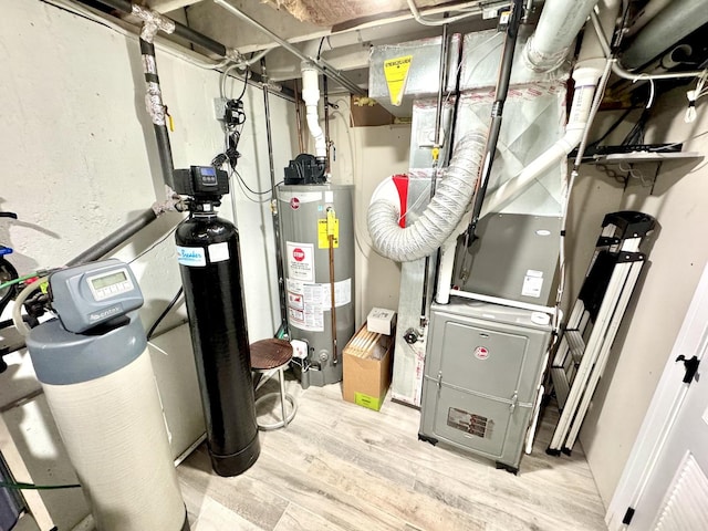 1211 Highland Dr, Prospect Heights, IL 60070 - utility room featuring gas water heater