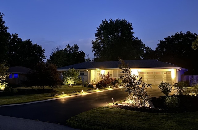 1211 Highland Dr, Prospect Heights, IL 60070 - ranch-style home featuring a garage, a front lawn, and driveway