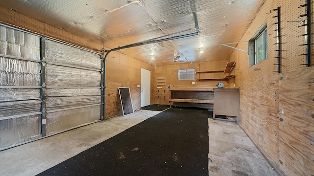 5809 Inverness Dr, Rockford, IL 61107 - garage featuring a workshop area