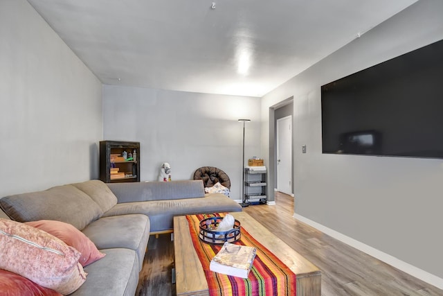 3241 S 53rd Ct, Cicero, IL 60804 - living room featuring wood finished floors and baseboards