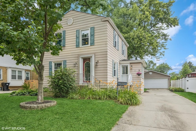 1300 Highridge Pkwy, Westchester, IL 60154 - view of front of home featuring a garage and an outdoor structure