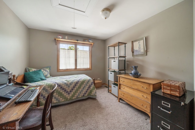 1448 Chestnut Xing, Lemont, IL 60439 - carpeted bedroom with attic access