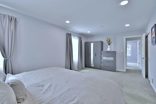 1747 Linneman St, Glenview, IL 60025 - bedroom featuring recessed lighting and light carpet
