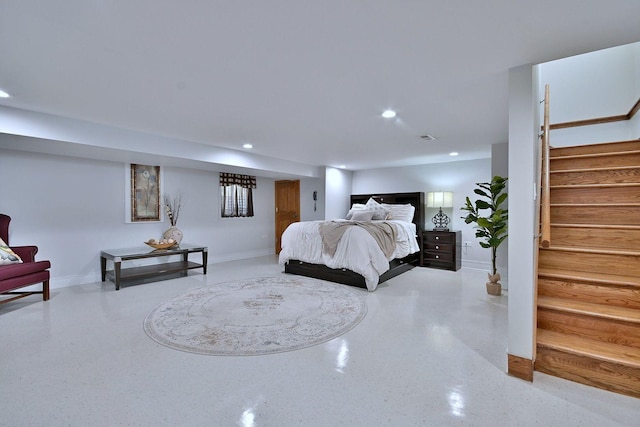 1747 Linneman St, Glenview, IL 60025 - bedroom with baseboards and recessed lighting