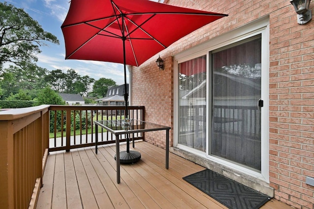 1747 Linneman St, Glenview, IL 60025 - view of wooden terrace