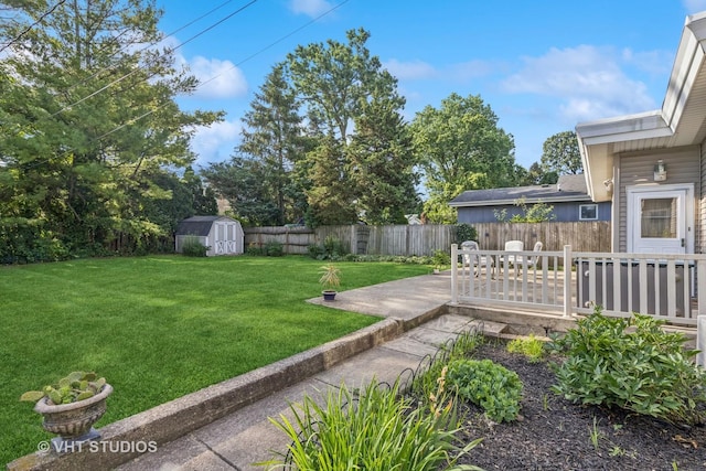 506 S Charleton St, Willow Springs, IL 60480 - fenced backyard with a storage unit