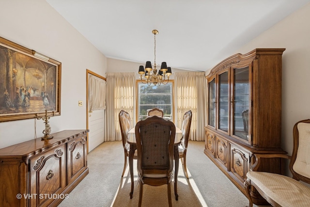 506 S Charleton St, Willow Springs, IL 60480 - dining room with a chandelier and light colored carpet