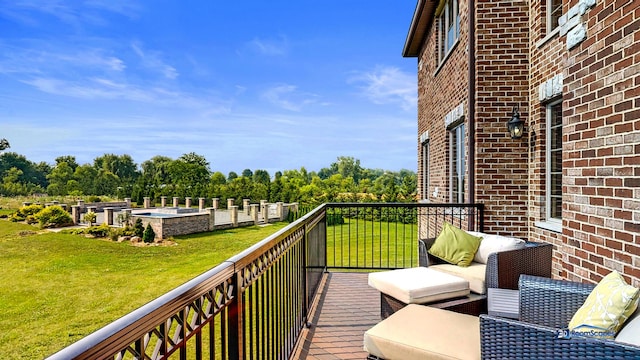 19113 Lauren Ln, Marengo, IL 60152 - view of balcony
