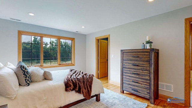 19113 Lauren Ln, Marengo, IL 60152 - bedroom featuring light wood finished floors and recessed lighting