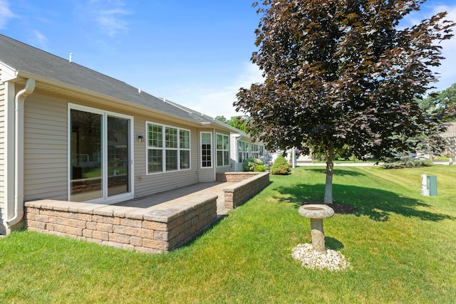 14300 Sundance Dr, Huntley, IL 60142 - view of grassy yard featuring a patio area
