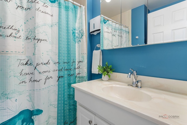 1804 Monroe Ct, Glenview, IL 60025 - full bathroom featuring vanity and a shower with shower curtain