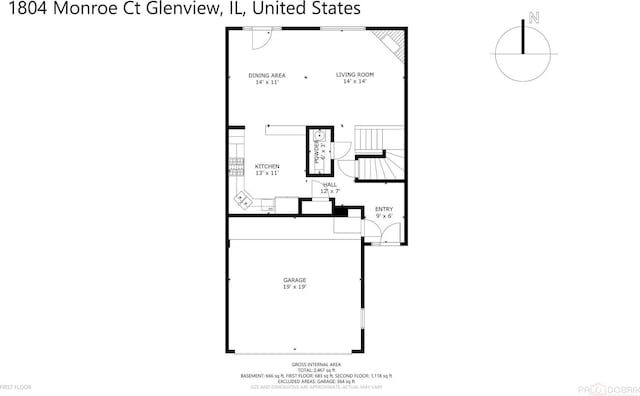 1804 Monroe Ct, Glenview, IL 60025 - photo 43