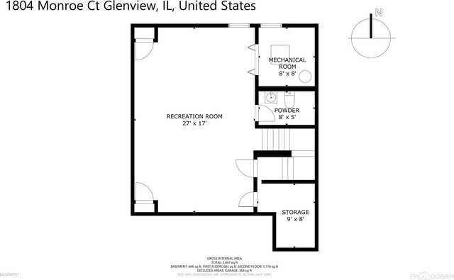 1804 Monroe Ct, Glenview, IL 60025 - photo 45